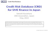 Credit Risk Database (CRD) for SME Finance in Japan