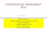 Master Class Lecture Hypertension Management 2015