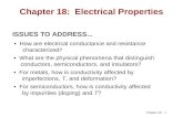 Electrical properties of materials
