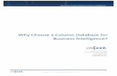 Why Choose a Column Database for Business Intelligence