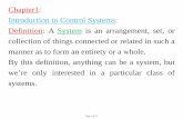 1.1 Chapter 1 Introduction to Control Systems, 23 Pages