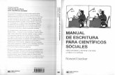 Becker Howard - Manual de Escritura Para Cientificos Sociales