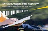 Private Sector Participation in Indian Higher Education