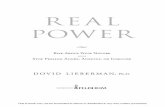 Real Power DovidLieberman eBook