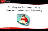 Strategies for Improving Concentration and Memory