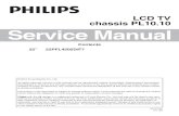 Philips 22pfl4505d Chassis Pl10.10 Service Manual
