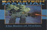 Fasa 1626 - Battletech Manual - The Rules of Warfare