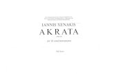 Xenakis - Akrata