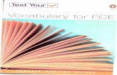 FCE Test Your Vocabulary