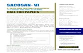 Call for paper SACOSAN VI