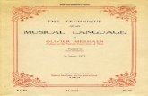 Technique of My Musical Language - Messiaen Olivier