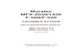 Muratec Mfx2030 1430 Service Manual