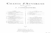 Canteloube - Chants d Auvergne Voice and Piano