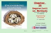Chapter 16 - Depreciation Methods
