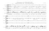 Quartet (a Model of Decorum & Tranquillity) - Full Score