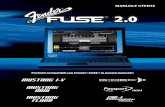 Fender FUSE 2.0 Manual for Mustang G-DeC3 Passport EXP-1 Rev-G Italian