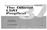 official LSAT preptestt nr 37