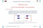 Ley de Coulomb y Ley Gauss