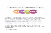 FindNerd Project Management Process Help Guide