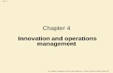 Innovation and Operations Management