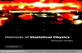 Methods of Statistical Physics - [Tomoyasu Tanaka]