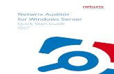 Netwrix Auditor for Windows Server Quick Start Guide