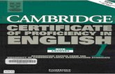 Cambridge Proficiency English