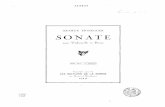 Honegger. Sonata for Violoncello and Piano