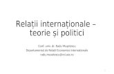 Relatiilor Internationale Teorie Si Politici 2014