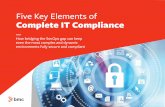 Five Key Elements of Complete IT Compliance
