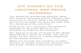 Theory of the Universe and Prime Numbers