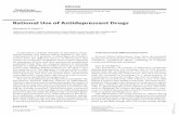 Rational Use of Antidepressants