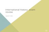 International History Exam Review Copy