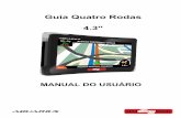 Manual Guia Quatro Rodas 4.3'' Sem TV