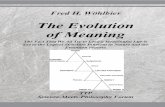 Fred H. Wöhlbier. The Evolution of Meaning