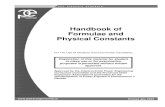 Handbook of Formulae & Phy.constants