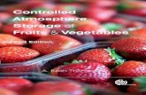 Controlled Atmosphere Storage of Fruits and Vegetables %28Anglais%29