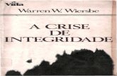 A Crise de Integridade- Warren W. Wiersbe