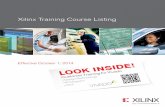 Xilinx Training Courses
