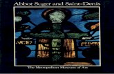 Abbot Suger and Saint Denis