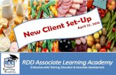 RDD Learning Academy - New Client Setup