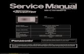 Panasonic microwave nnct878 Service manual