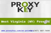 ProxyKey - West Virginia (WV) Proxies