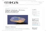 Opal Value, Price, And Jewelry Information - International Gem Society IGS