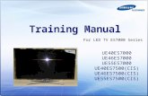 Samsung Training Manual Led TV Uexxes7000 Uexxes7500 En