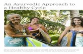 An Ayurvedic Approach to a Healthy Cycle