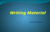 Writing Material1
