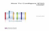 How to Configure IPSO VRRP