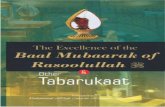 The Excellence of Baal Mubarak of Rasulullah by Muhammad Aftab Qasim Noori