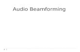Audio beamforming